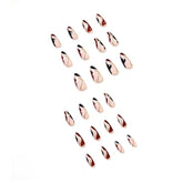 24pcs Colorful French Fake Nails-Jp1418